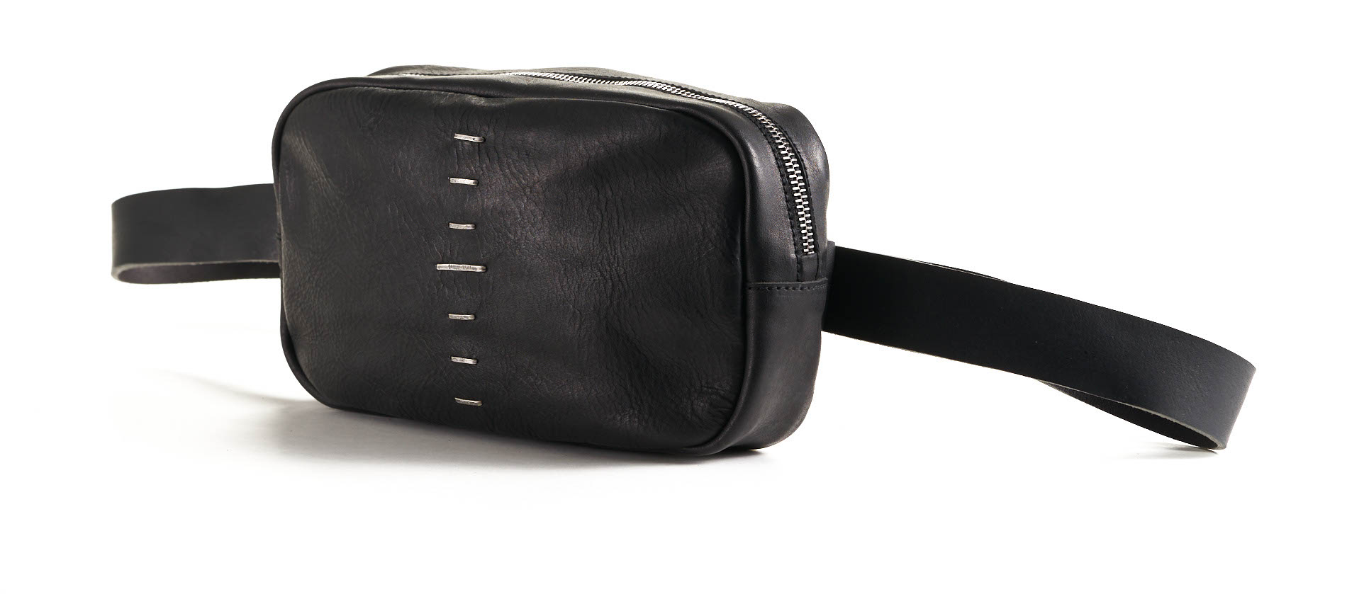 daniele basta leather and silver bags - kali foglie 45
